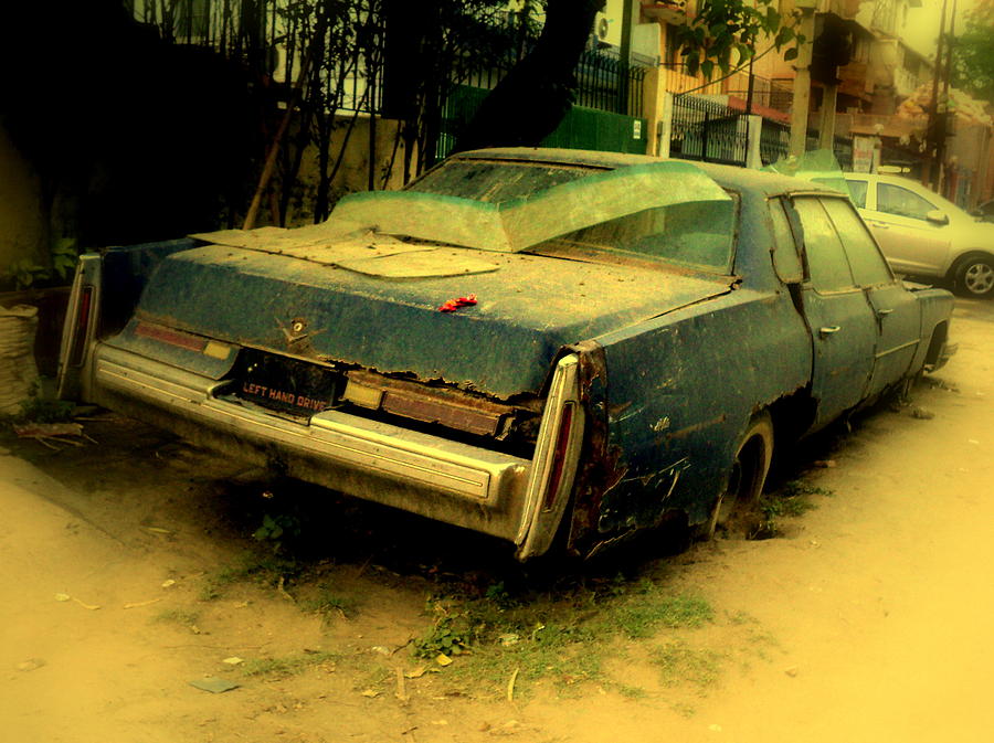 Cadillac Wreck Photograph by Salman Ravish