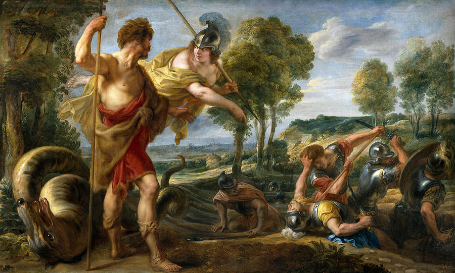 Cadmus and Minerva Painting by Jacob Jordaens