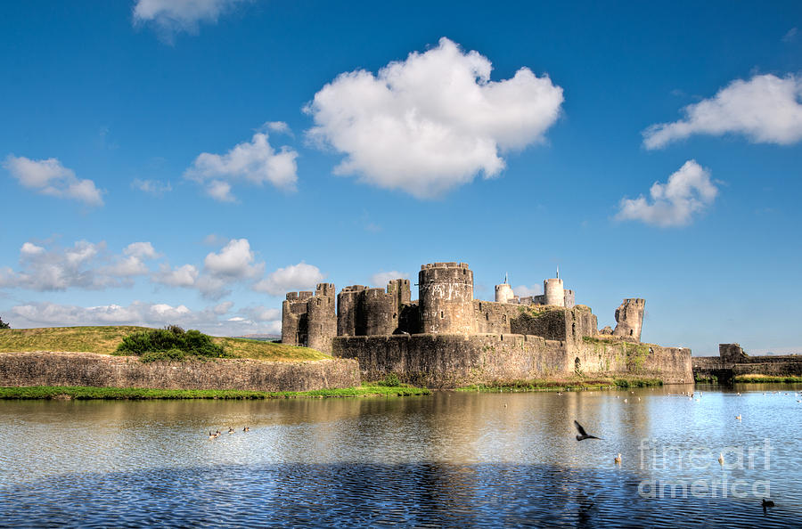 Caerphilly Castle 1 Photograph by Steve Purnell