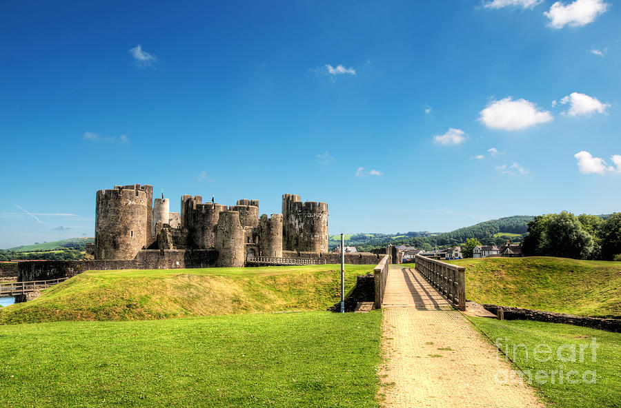 Caerphilly Castle 2 Photograph by Steve Purnell