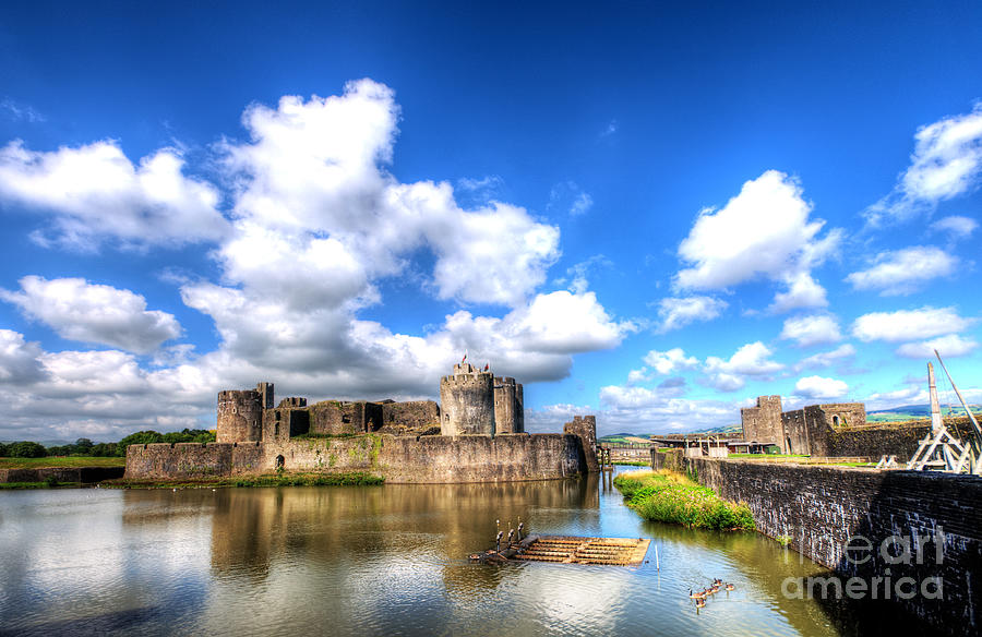 Caerphilly Castle 7 Photograph by Steve Purnell
