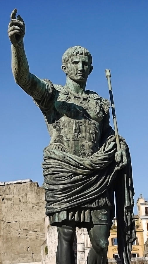 Caesar Statue 1 Photograph by Herb Paynter - Fine Art America