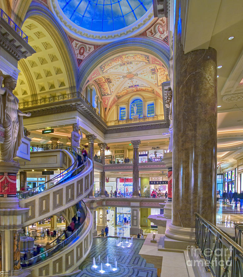 Inside The Forum Shops Luxury Shopping Mall at Caesars Palace, Las Vegas  Stock Photo - Alamy