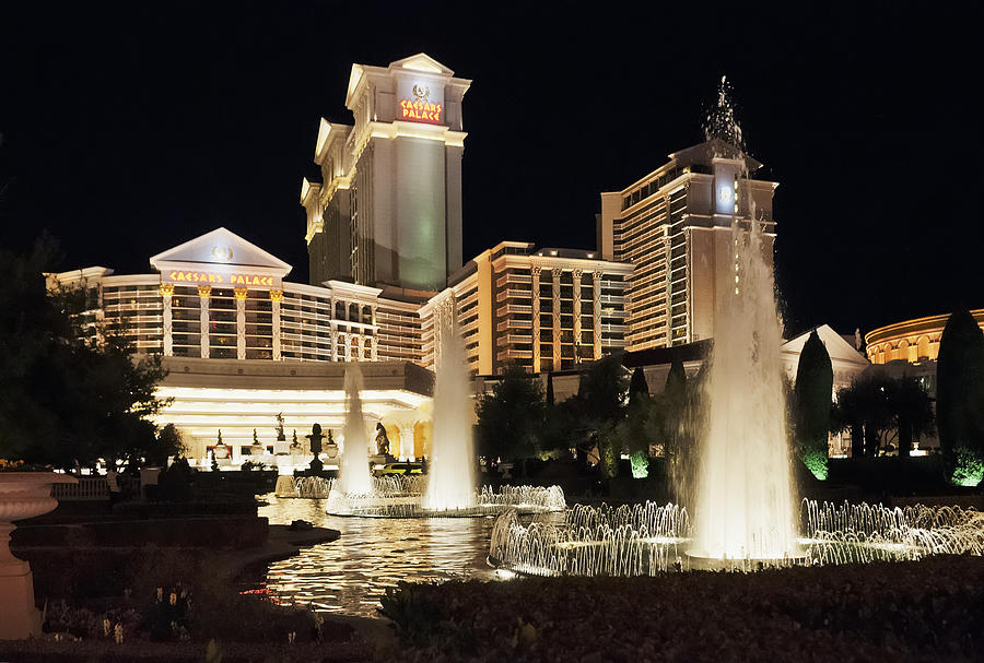 Caesar's Palace Las Vegas Digital Art by Frank Lee - Pixels