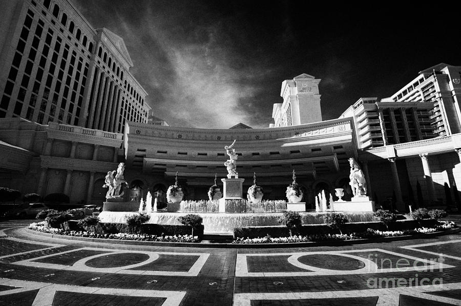 Las Vegas Photograph - caesars palace luxury hotel and casino Las Vegas Nevada USA by Joe Fox