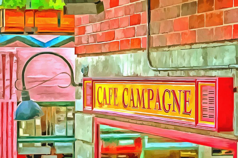 Cafe Campagne Photograph by CarolLMiller Photography