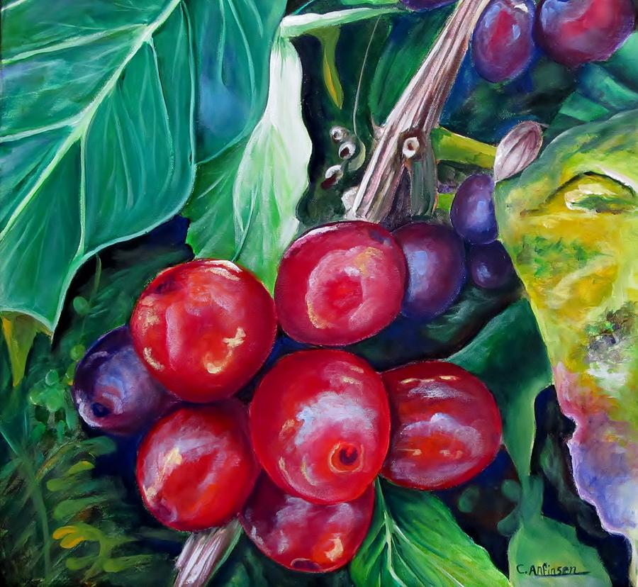 Cafe Costa Rica Painting by Carol Allen Anfinsen