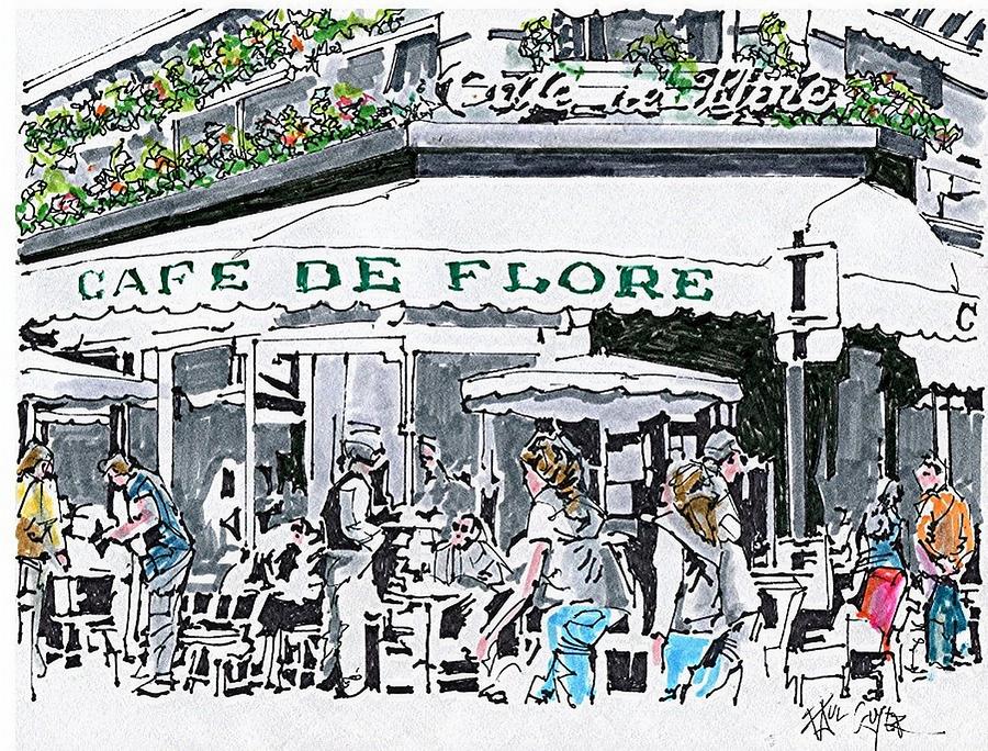 Cafe De Flore iPhone Cases for Sale - Fine Art America