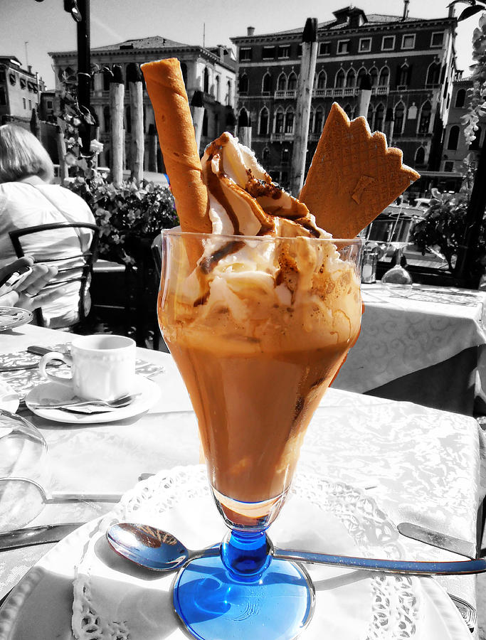 Cafe Dessert - Italy Photograph by Bill Cannon