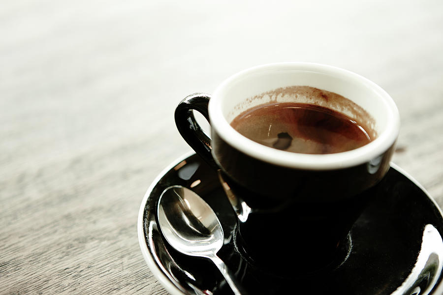 Cafe Espresso Coffee, Short Black Photograph by Stuart Ashley