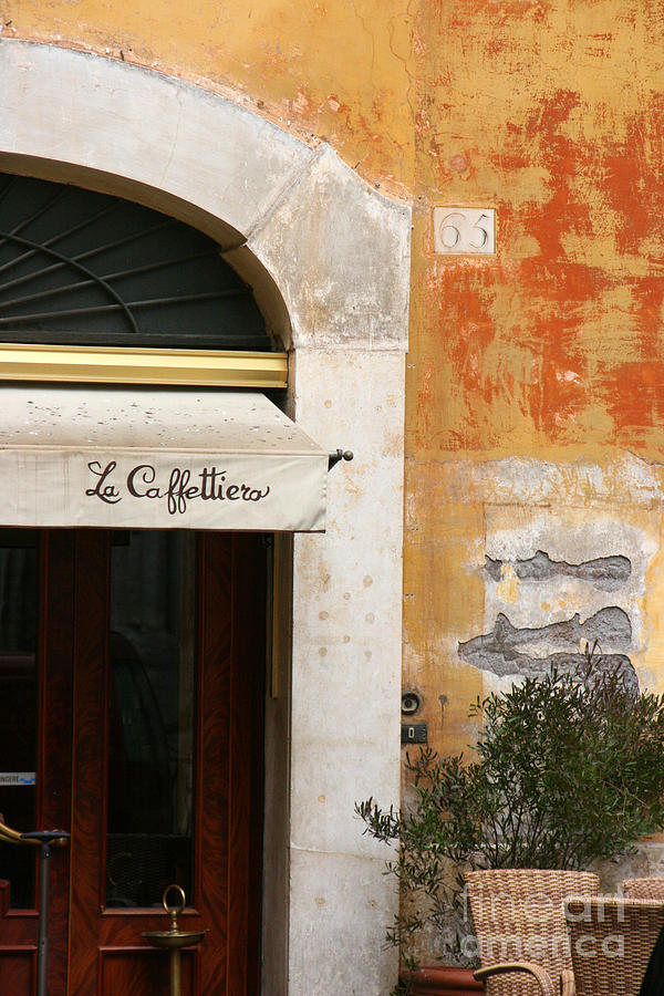 Cafe In Rome Photograph by Holly C. Freeman
