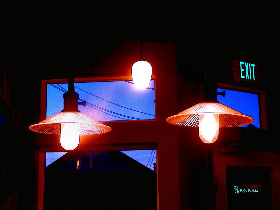 Cafe Lights Photograph by A L Sadie Reneau