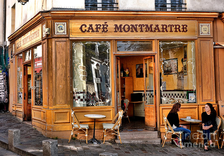 Cafe Montmartre Photograph by Olivier Le Queinec