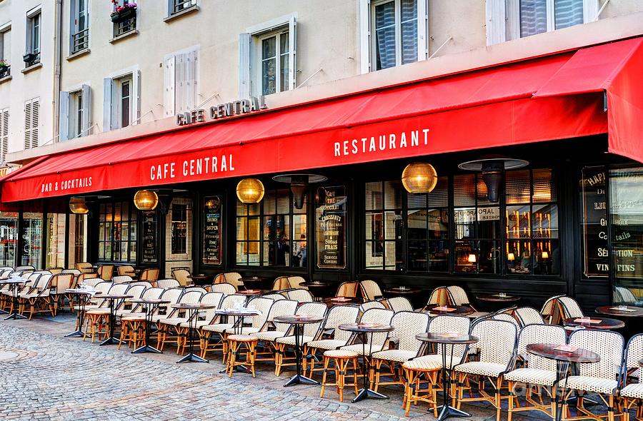 Cafe On Rue Cler Photograph by Mel Steinhauer