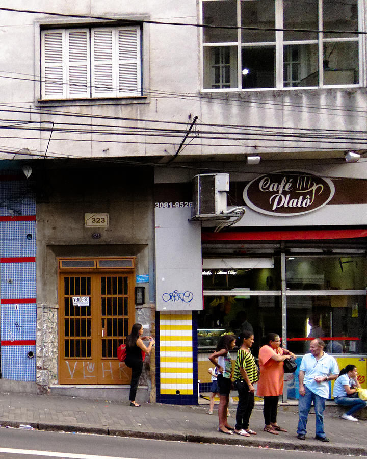 Cafe Plato Sao Paulo Photograph by Julie Niemela