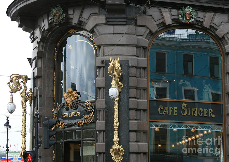 Cafe Singer St Petersburg Russia Photograph by Victoria Harrington