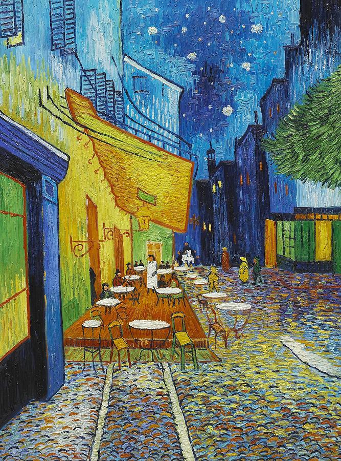 Cafe Terrace at Night #2 Digital Art by Georgia Clare