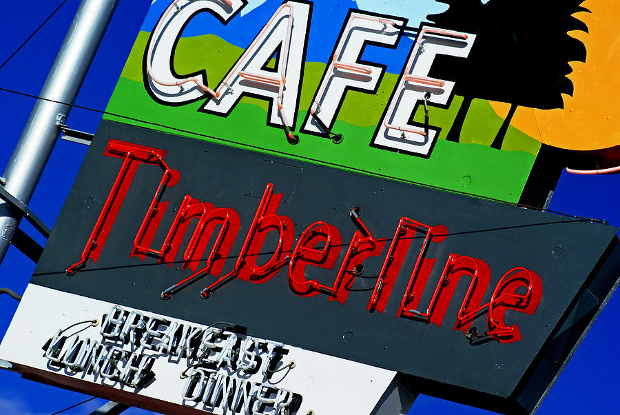 Cafe Timberline Photograph by Daniel Woodrum