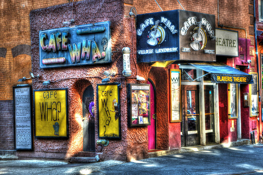 The Village Photograph - Cafe Wha? by Randy Aveille