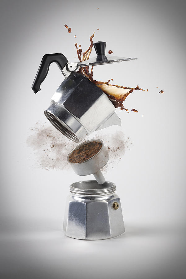 Caffè Moka explosion Photograph by Bembodesign