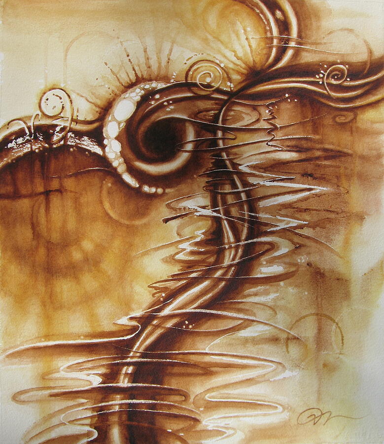 Caffeine Painting by Tracy Male