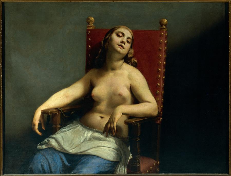 Nude Photograph - Cagnacci Guido, The Death Of Cleopatra by Everett