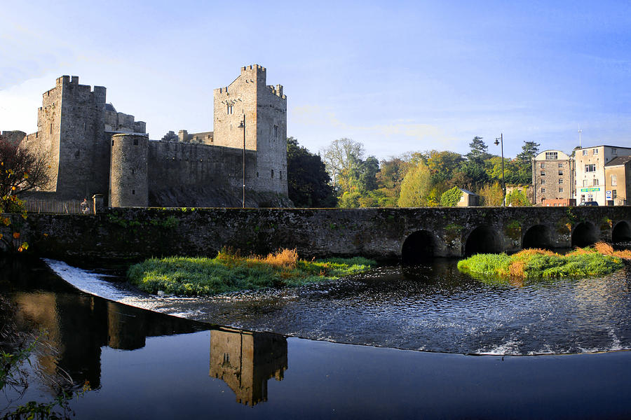 Caher Castle and Bridge Photograph by Mark Callanan