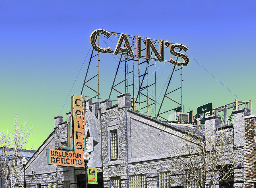 Cains Ballroom Solarized Photograph by Bert Peake
