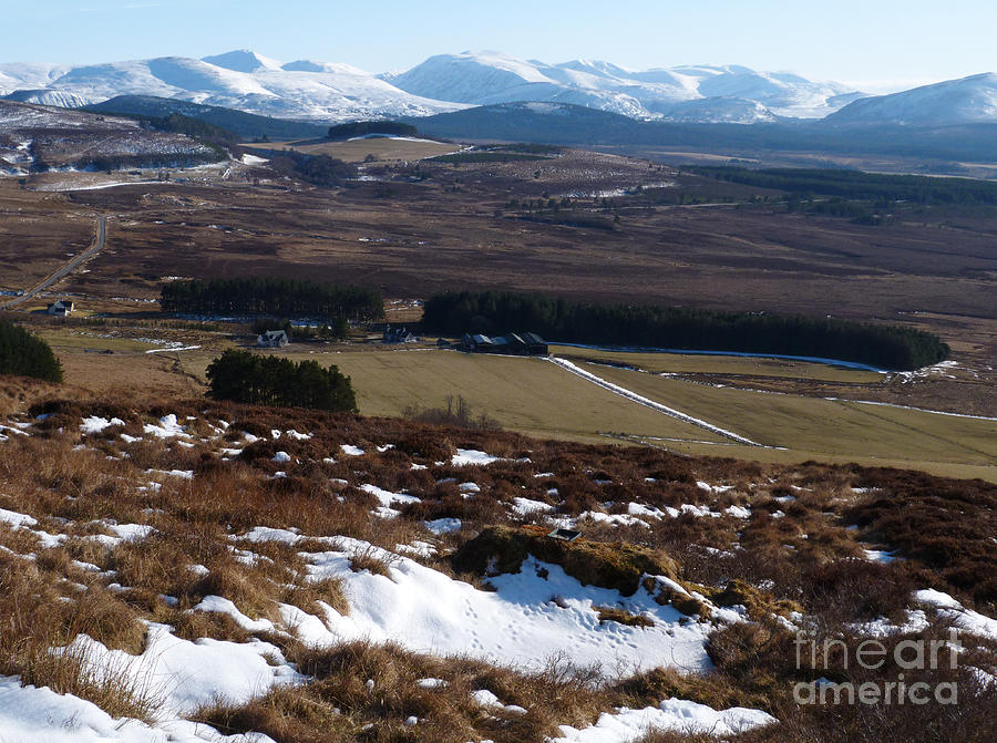 Cairngorms Mountains from Dorback Photograph by Phil Banks