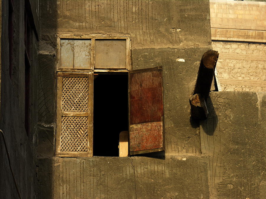 Egypt Photograph - Cairo Egypt Window Study by Jacqueline M Lewis