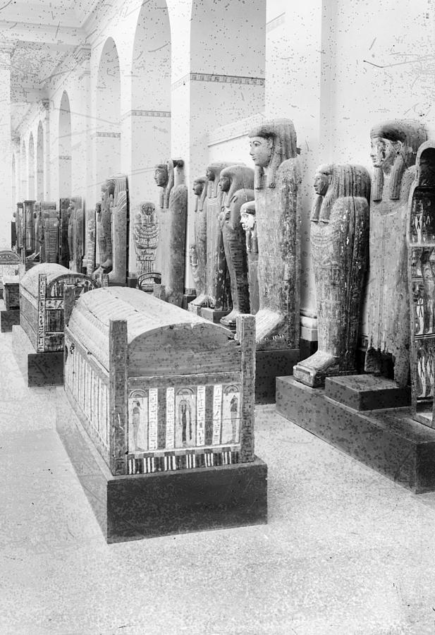 1910 Photograph - Cairo Egyptian Mummies by Granger
