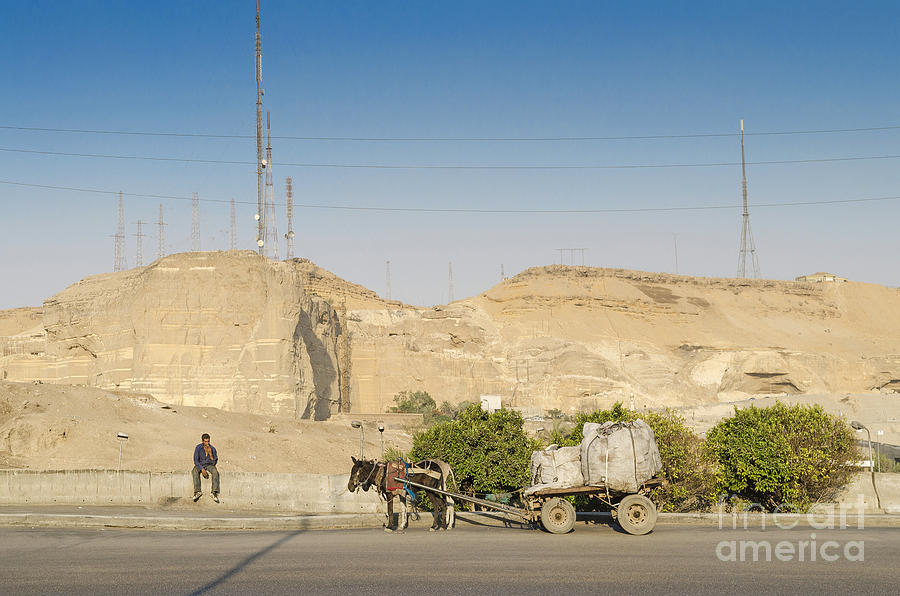 Cairo Outskirts Road In Egypt Photograph