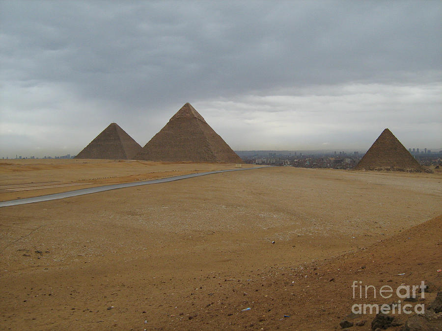 Cairo Pyramid Photograph by David Grant