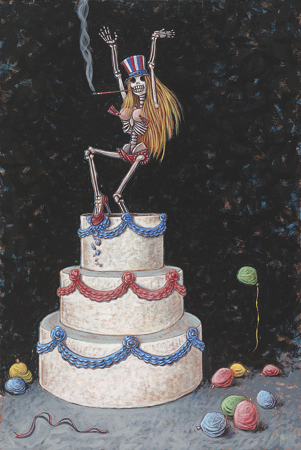 Cake Painting by Holly Wood