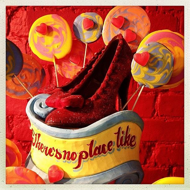 Wizard Photograph - Cakes #wizard #oz #red #slippers by Luis Aviles