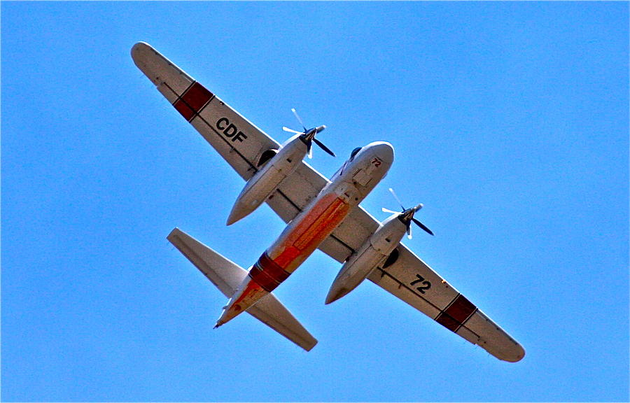 Cal Fire Plane II Photograph by Shawn Dennstedt - Fine Art America