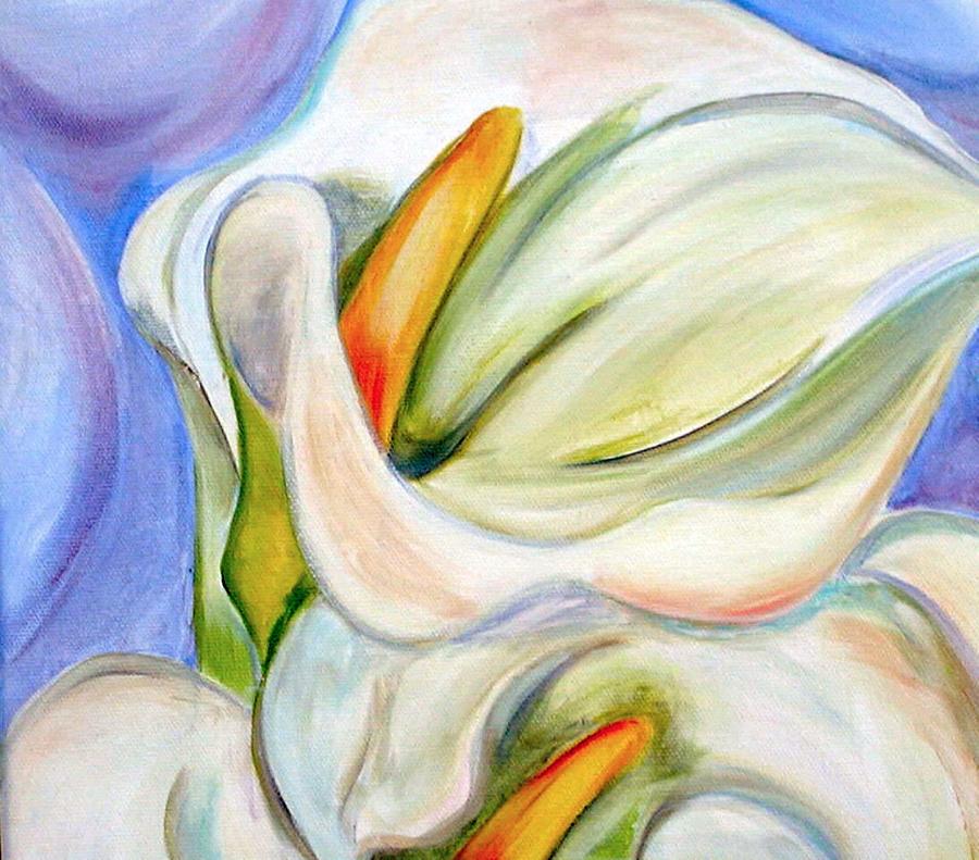 Lily Painting - Cala Lily by Debi Starr
