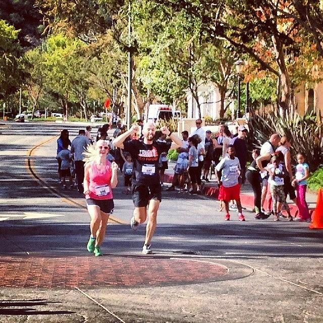 Calabasis 10k Finish Line- Last Weekend Photograph by Kat Wisecup