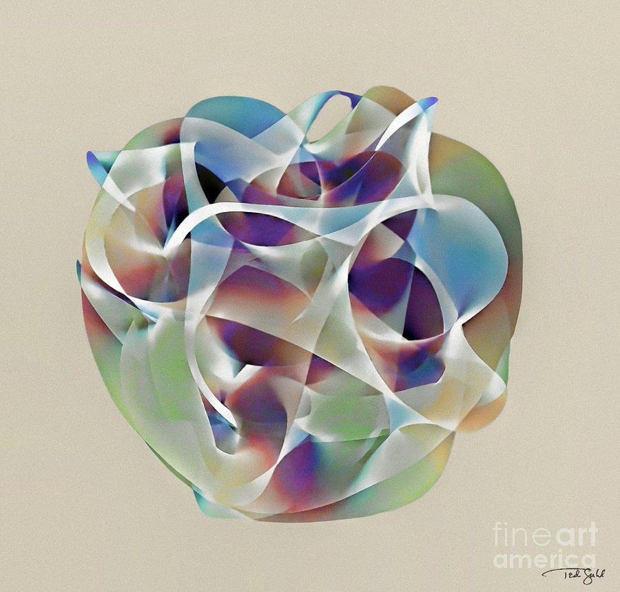 Calabi Yau Manifold Heart Digital Art by Ted Guhl - Pixels