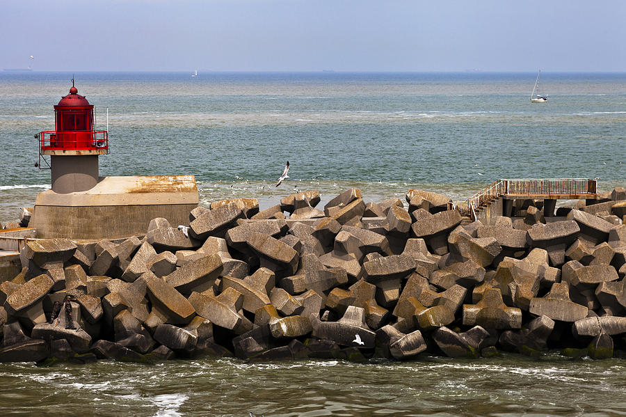 Calais Lighthouse Photograph by Maj Seda