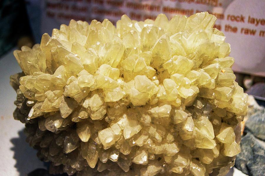 Calcite Crystals. Photograph by Mark Williamson/science Photo Library
