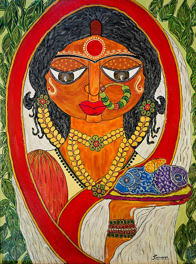 East Indian Bengali Bride Painting by ...
