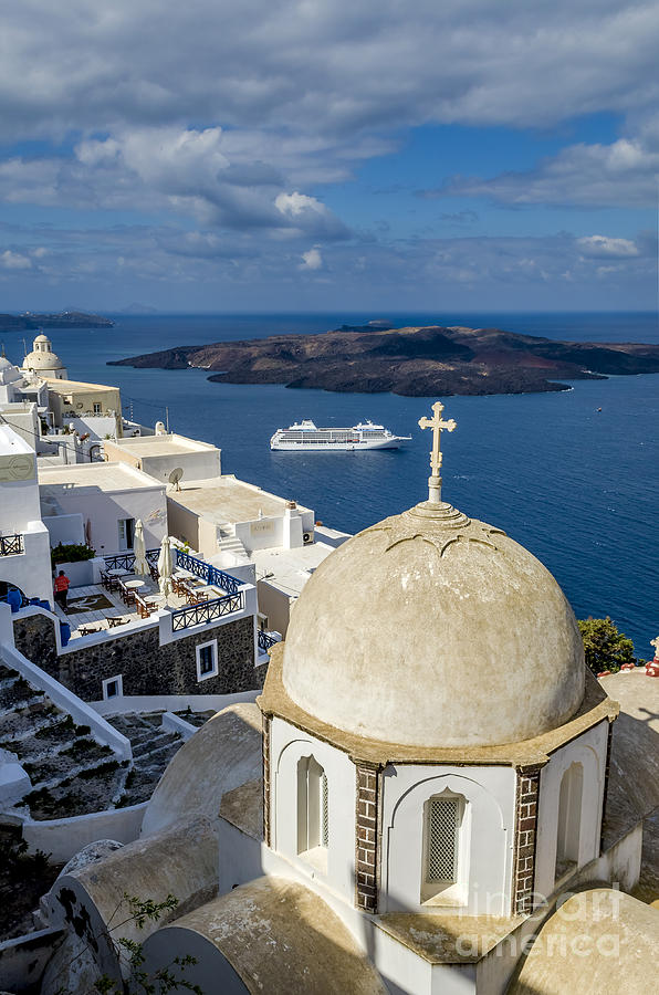 Caldera view from Fira Photograph by George Papapostolou | Fine Art America