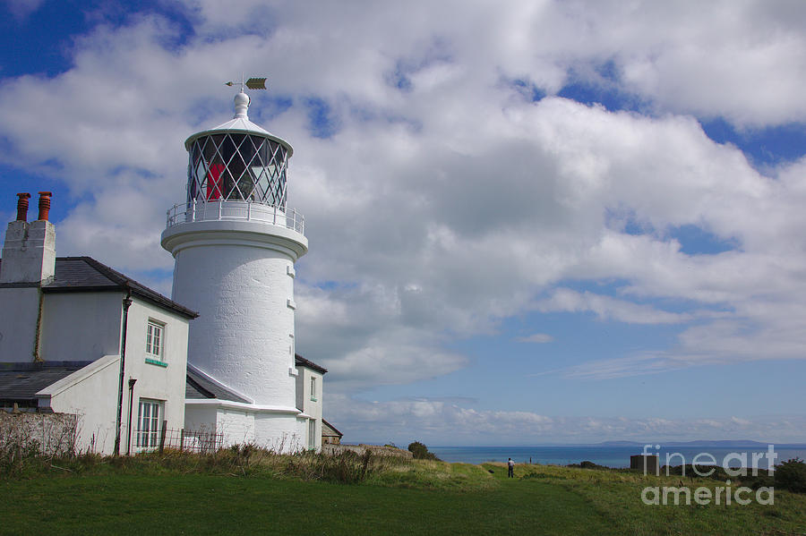 Caldey Island Lighthouse Photograph by Jeremy Hayden