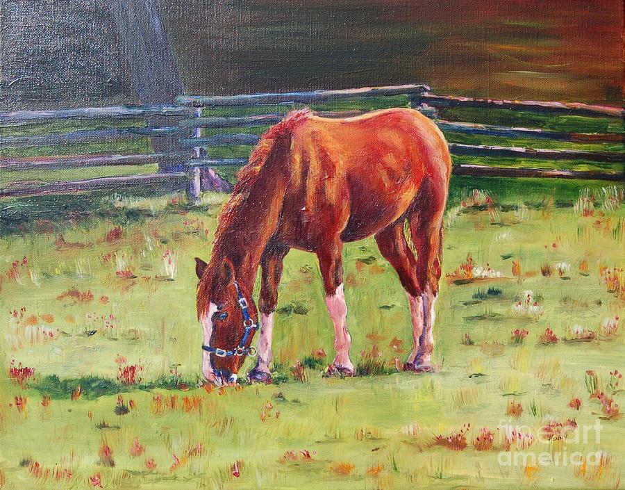 Horse Painting - Caledon Beauty by Henny Dagenais