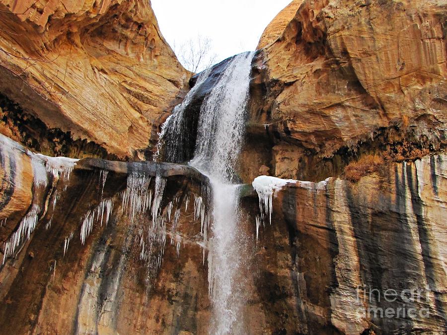 Calf Creek Falls - Iced Photograph