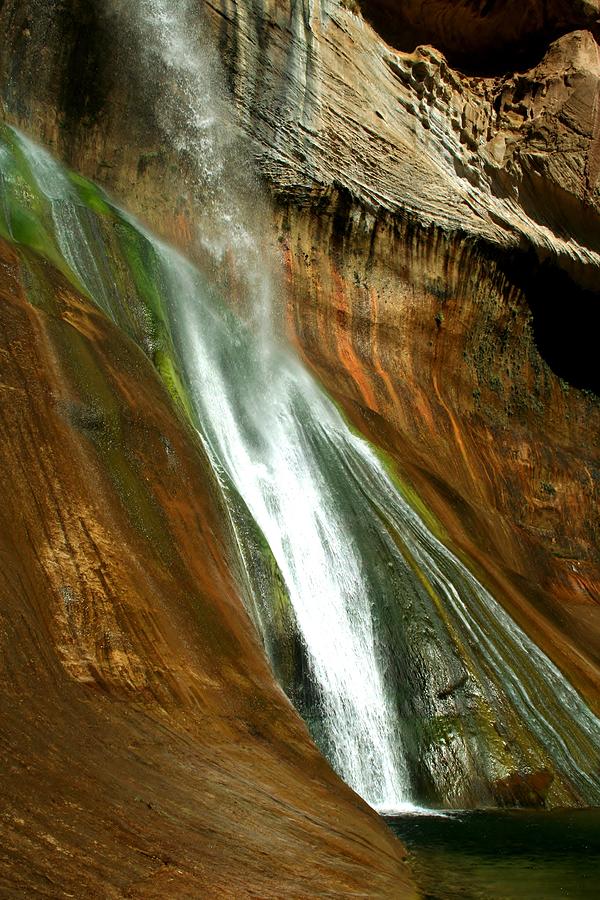 Calf Creek Falls III Photograph by Ellen Heaverlo