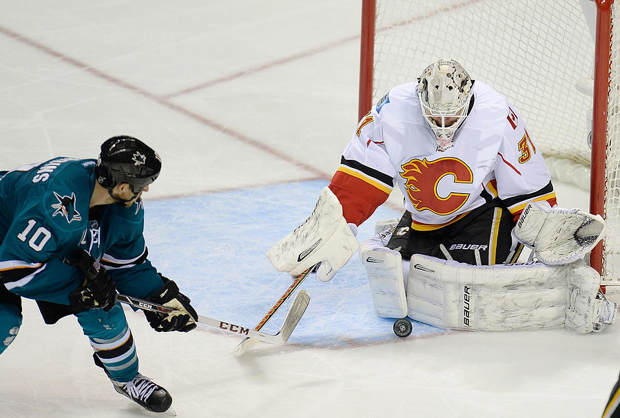 Calgary Flames V San Jose Sharks Photograph by Thearon W. Henderson
