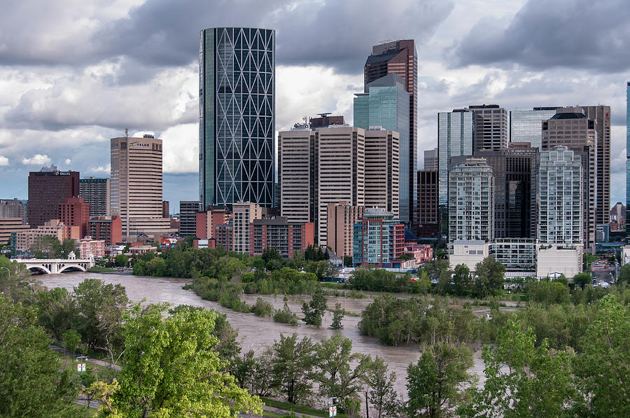 Calgary Flood Photograph by Marc Shandro
