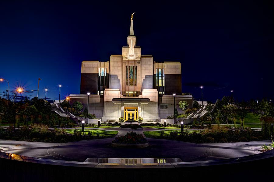 Calgary Lds Temple Photograph by Kevin Ellis